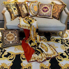 Maison Couture - Vỏ Gối Nhung Chenille V Class Medusa . La Coupe Des Dieux - Prestige Gala 45-VỎ GỐI-CẬU HAI HOME DECOR