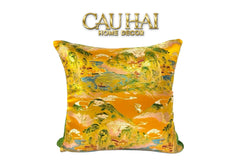 Maison Couture - Vỏ Gối Royal Gold Jacquard Peaceful Horizons 45-VỎ GỐI-CẬU HAI HOME DECOR