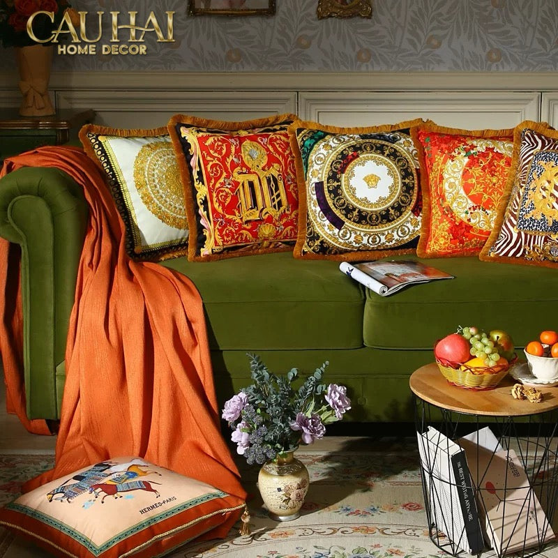 Maison Couture - Vỏ Gối V Class La Coupe Des Dieux Grand Cushion 50-VỎ GỐI SOFA-CẬU HAI HOME DECOR-CẬU HAI HOME DECOR
