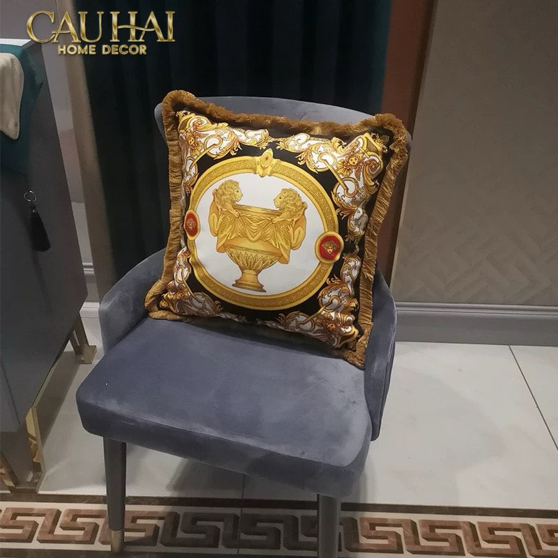 Maison Couture - Vỏ Gối V Class La Coupe Des Dieux Grand Cushion 50-VỎ GỐI SOFA-CẬU HAI HOME DECOR-CẬU HAI HOME DECOR