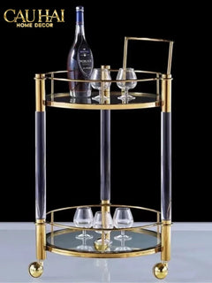Maison Couture - Xe Đẩy Quầy Bar Royale Oracle Lusso Bar Cart 50x50x90-CẬU HAI HOME DECOR