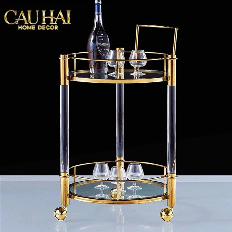 Maison Couture - Xe Đẩy Quầy Bar Royale Oracle Lusso Bar Cart 50x50x90-CẬU HAI HOME DECOR
