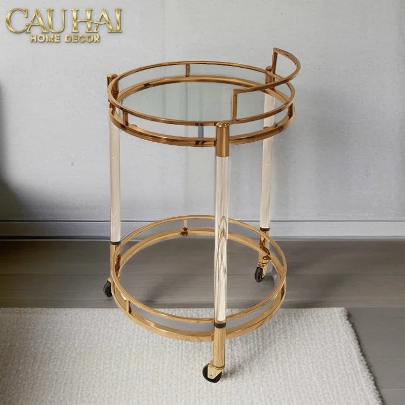 Maison Couture - Xe Đẩy Quầy Bar Royale Oracle Lusso Bar Cart 50x50x90-XE ĐẨY BAR-CẬU HAI HOME DECOR-CẬU HAI HOME DECOR