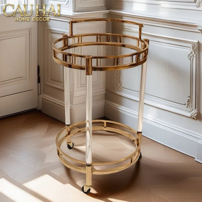 Maison Couture - Xe Đẩy Quầy Bar Royale Oracle Lusso Bar Cart 50x50x90-XE ĐẨY BAR-CẬU HAI HOME DECOR-CẬU HAI HOME DECOR
