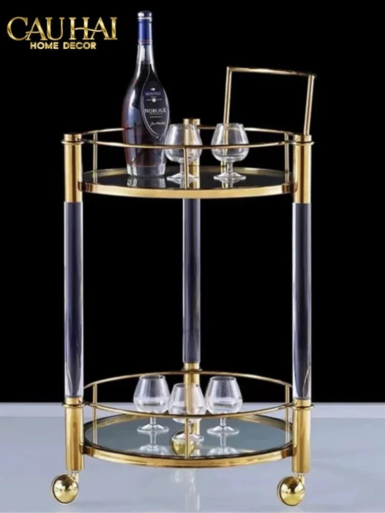 Maison Couture - Xe Đẩy Quầy Bar Royale Oracle Lusso Bar Cart 50x50x90-XE ĐẨY BAR-CẬU HAI HOME DECOR-CẬU HAI HOME DECOR