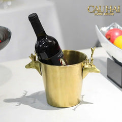 Maison Couture - Xô Đá Alexander Prime Brasson Antler Ice Bucket-XÔ ĐÁ-CẬU HAI HOME DECOR