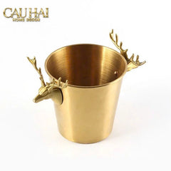 Maison Couture - Xô Đá Alexander Prime Brasson Antler Ice Bucket-XÔ ĐÁ-CẬU HAI HOME DECOR