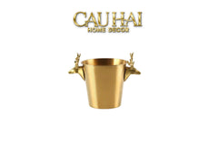 Maison Couture - Xô Đá Alexander Prime Brasson Antler Ice Bucket-XÔ ĐÁ-CẬU HAI HOME DECOR