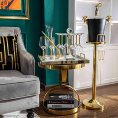 Maison Couture - Xô Đá Màu Đen Golden Elk Ice Bucket Noir Gold 5L-XÔ ĐÁ-CẬU HAI HOME DECOR