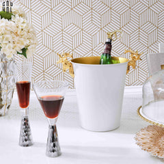 Maison Couture - Xô Đá Màu Trắng Golden Elk Ice Bucket White 5L-CẬU HAI HOME DECOR