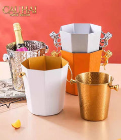 Maison Couture - Xô Đá Sư Tử Bằng Đồng - Brasson Lion Sauvage Ice Bucket 14x18.5x21 4.5L-XÔ ĐÁ-CẬU HAI HOME DECOR