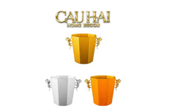 Maison Couture - Xô Đá Sư Tử Bằng Đồng - Brasson Lion Sauvage Ice Bucket 14x18.5x21 4.5L-XÔ ĐÁ-CẬU HAI HOME DECOR