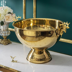 Maison Couture - Xô Đá Ướp Lạnh Grande Golden Elk Ice Bucket 10L 39x47x32-XÔ ĐÁ-CẬU HAI HOME DECOR