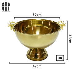 Maison Couture - Xô Đá Ướp Lạnh Grande Golden Elk Ice Bucket 10L 39x47x32-XÔ ĐÁ-CẬU HAI HOME DECOR