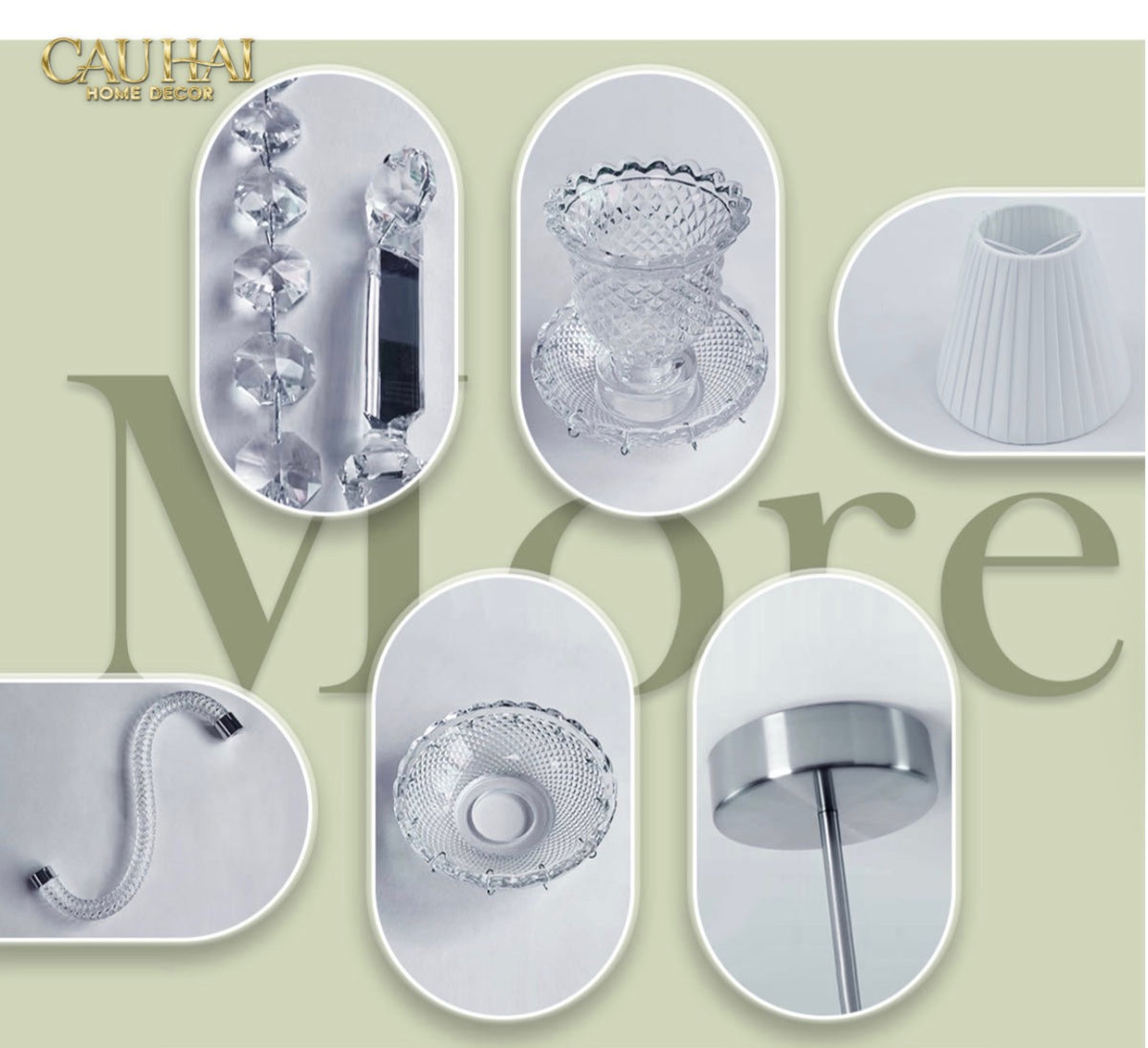Maison Cristalleries Couture - Đèn Pha Lê 5 Đỉnh Candelabre Couronne Zénith Classique Lamp H72-ĐÈN BÀN-CẬU HAI HOME DECOR-CẬU HAI HOME DECOR