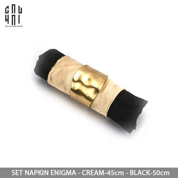 Maison De Luxe - Set Khăn Ăn - Set Napkin Enigma Ss22-KHĂN ĂN-Đối tác tại Trung Quốc theo từng đơn đặt hàng-CẬU HAI HOME DECOR