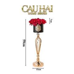 Maison Du Rose 15 - Chậu Hoa Hồng Versailles Grande H59-BÌNH HOA-CẬU HAI HOME DECOR