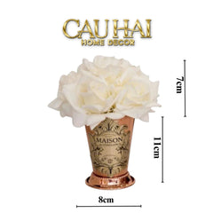 Maison Du Rose - Lọ Hoa Hồng Chalice Élégance Home Fragrance H15-BÌNH HOA-CẬU HAI HOME DECOR