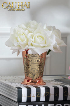 Maison Du Rose - Lọ Hoa Hồng Chalice Élégance Home Fragrance H15-BÌNH HOA-CẬU HAI HOME DECOR