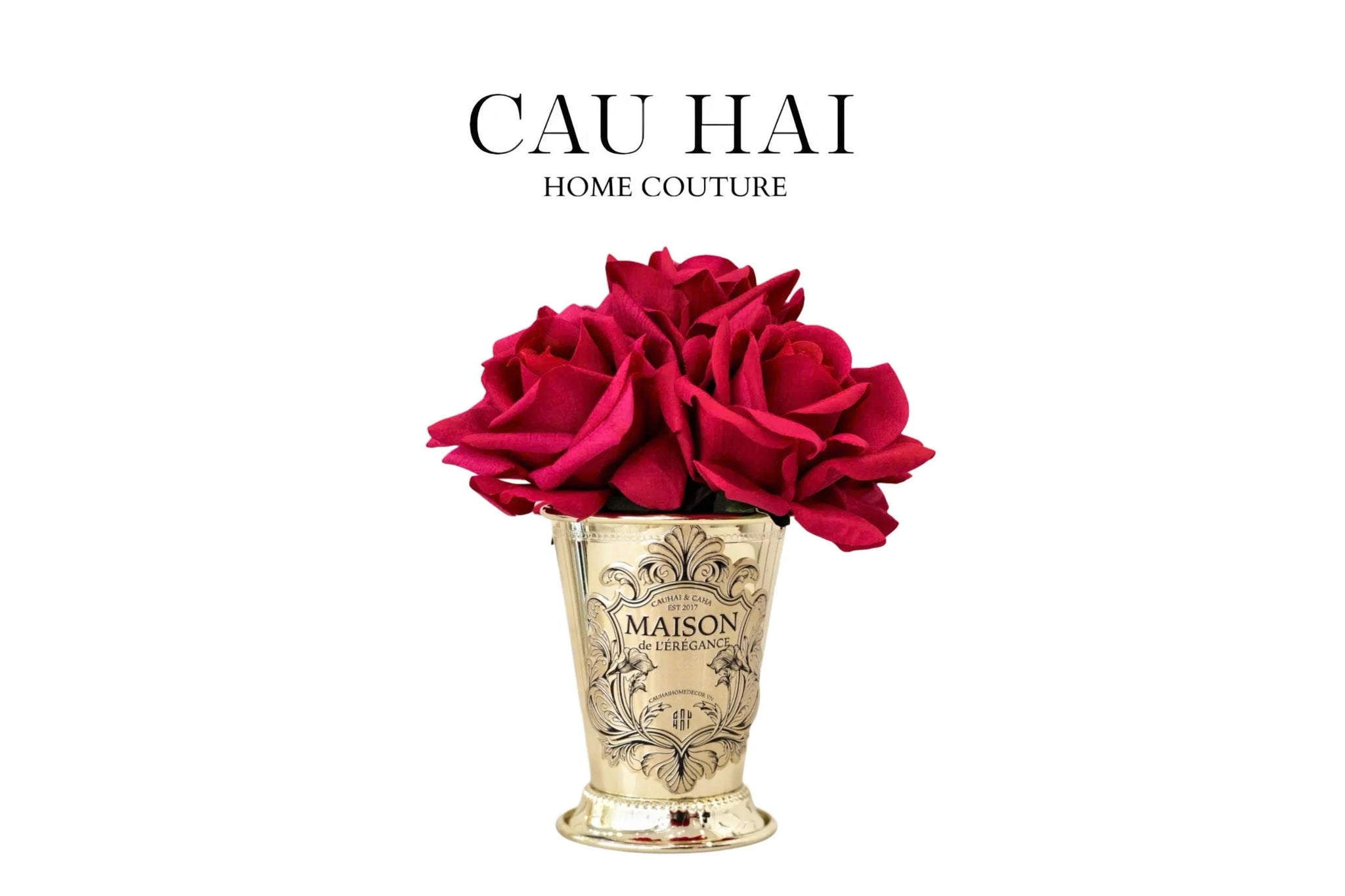 Maison Du Rose - Lọ Hoa Hồng Chalice Élégance Home Fragrance H15-BÌNH HOA-CẬU HAI HOME DECOR