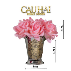 Maison Du Rose - Lọ Hoa Hồng Chalice Élégance Home Fragrance H15-BÌNH HOA-CẬU HAI HOME DECOR
