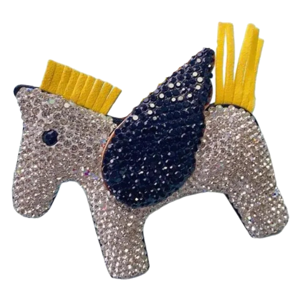 Móc Khoá Charm Đeo Túi Helios Chariot Đính Đá Night - Cậu Hai Home Decor
