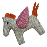 Móc Khoá Charm Đeo Túi Helios Chariot Đính Đá Rose - Cậu Hai Home Decor