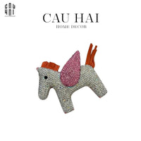 Móc Khoá - Charm Đeo Túi Helios Chariot - Đính Đá Rose-MÓC KHÓA & CHARM TÚI-CẬU HAI HOME DECOR