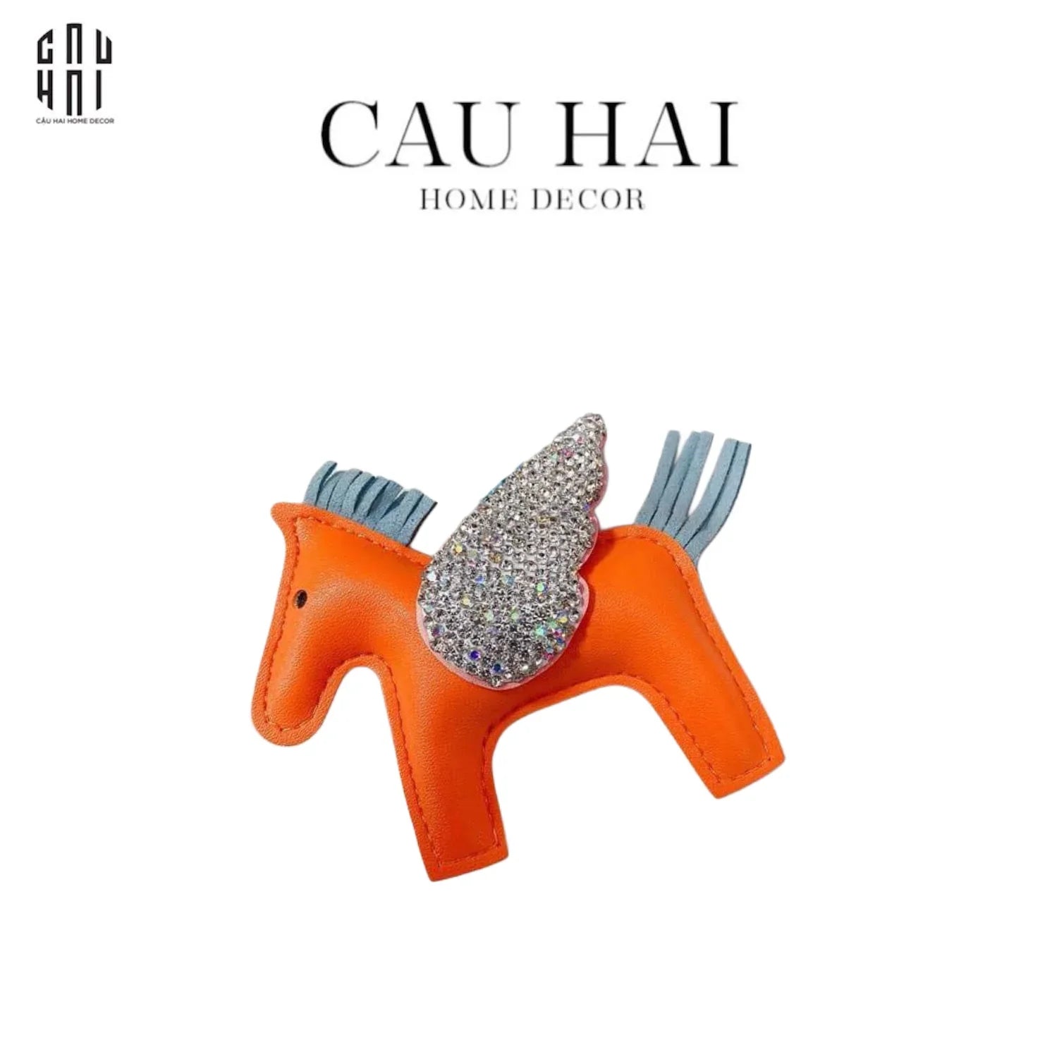 Móc Khoá - Charm Đeo Túi Helios Chariot - Orange-MÓC KHÓA & CHARM TÚI-CẬU HAI HOME DECOR