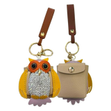 Móc Khoá Charm Túi Xách Owl Bling Bling White - Cậu Hai Home Decor
