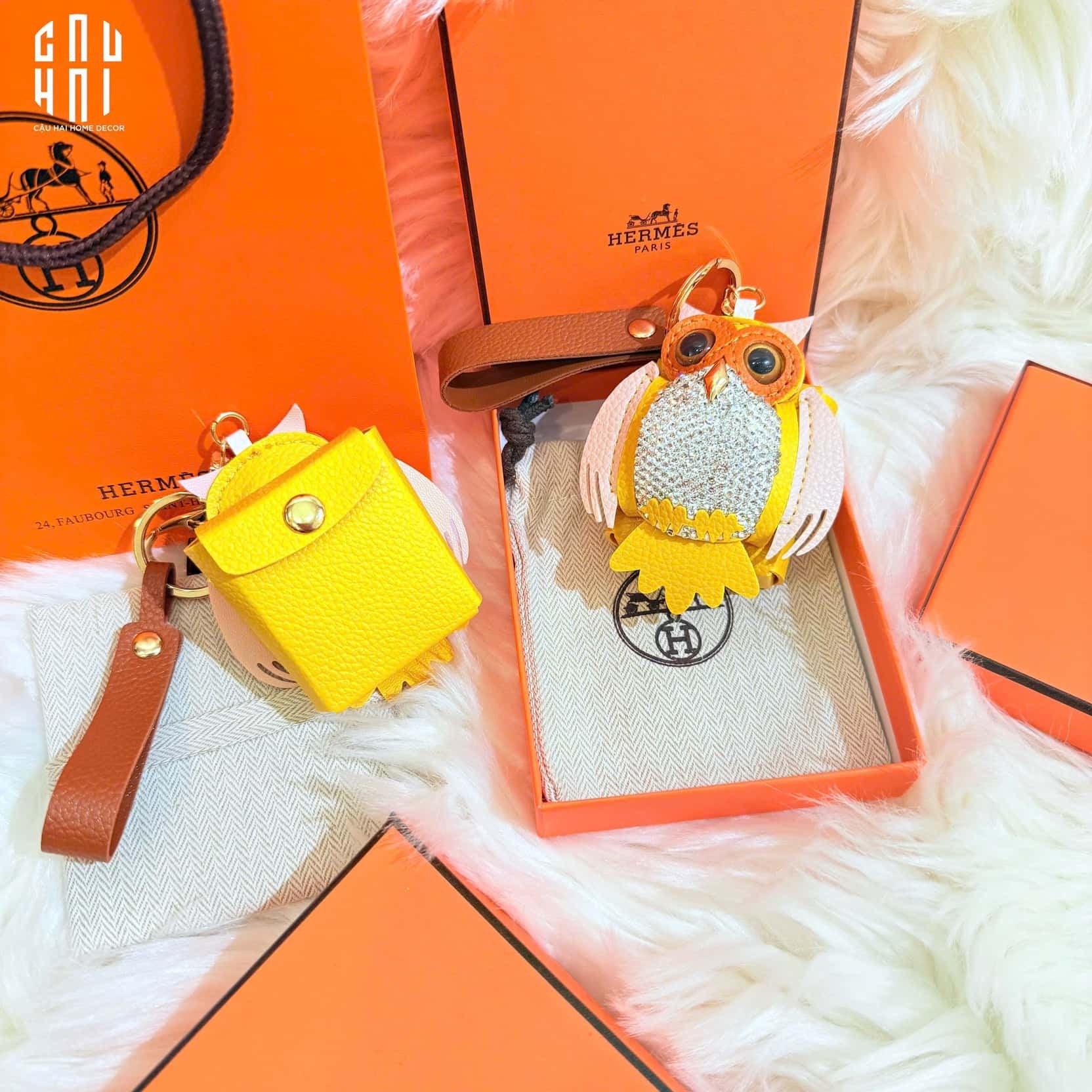 Móc Khoá - Charm Túi Xách Owl Bling Bling Yellow-MÓC KHÓA & CHARM TÚI-CẬU HAI HOME DECOR