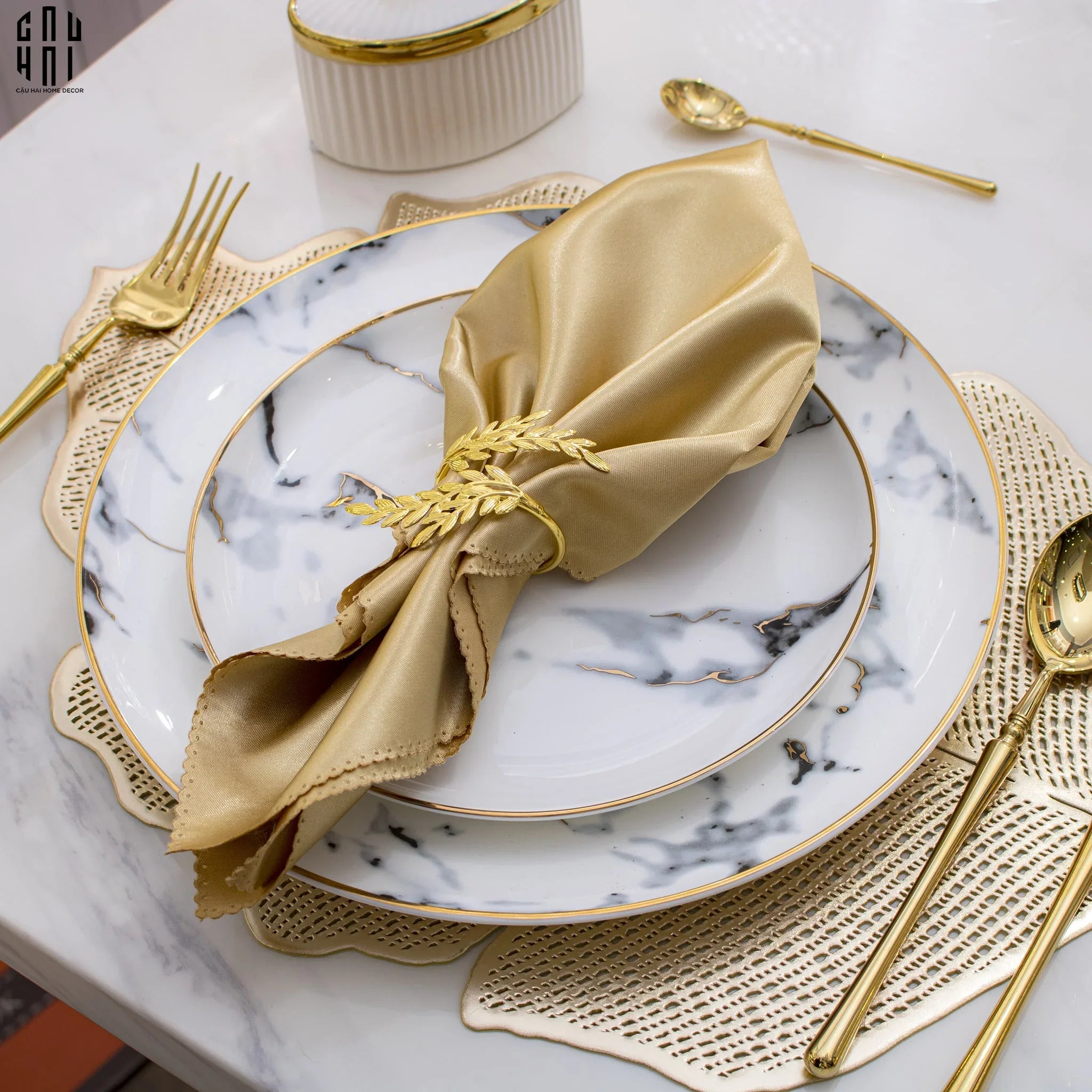 Napkin Ring Mercie - Vòng Khăn Ăn Mercie-VÒNG KHĂN ĂN-CẬU HAI HOME DECOR