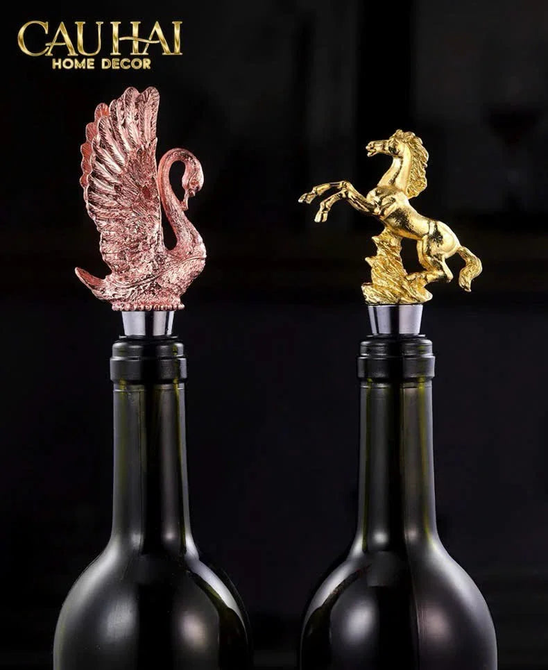 Nút Đậy - Golden Stallion Wine Stopper Privilege Collection-PHỤ KIỆN BAR-CẬU HAI HOME DECOR