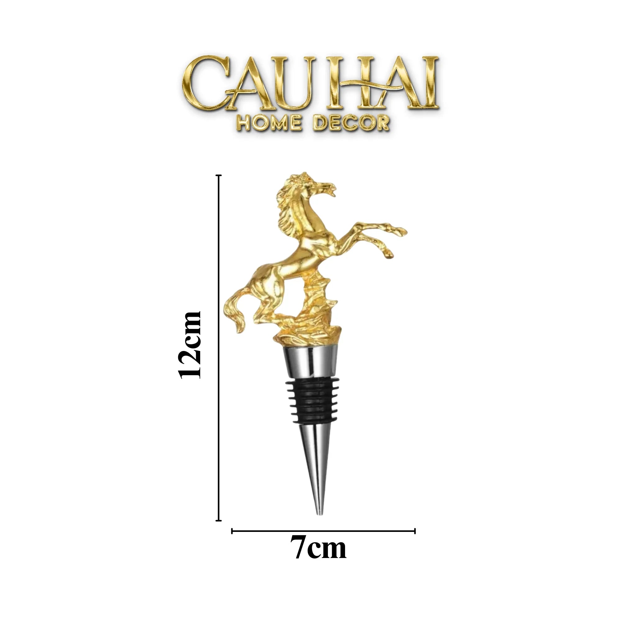 Nút Đậy - Golden Stallion Wine Stopper Privilege Collection-PHỤ KIỆN BAR-CẬU HAI HOME DECOR