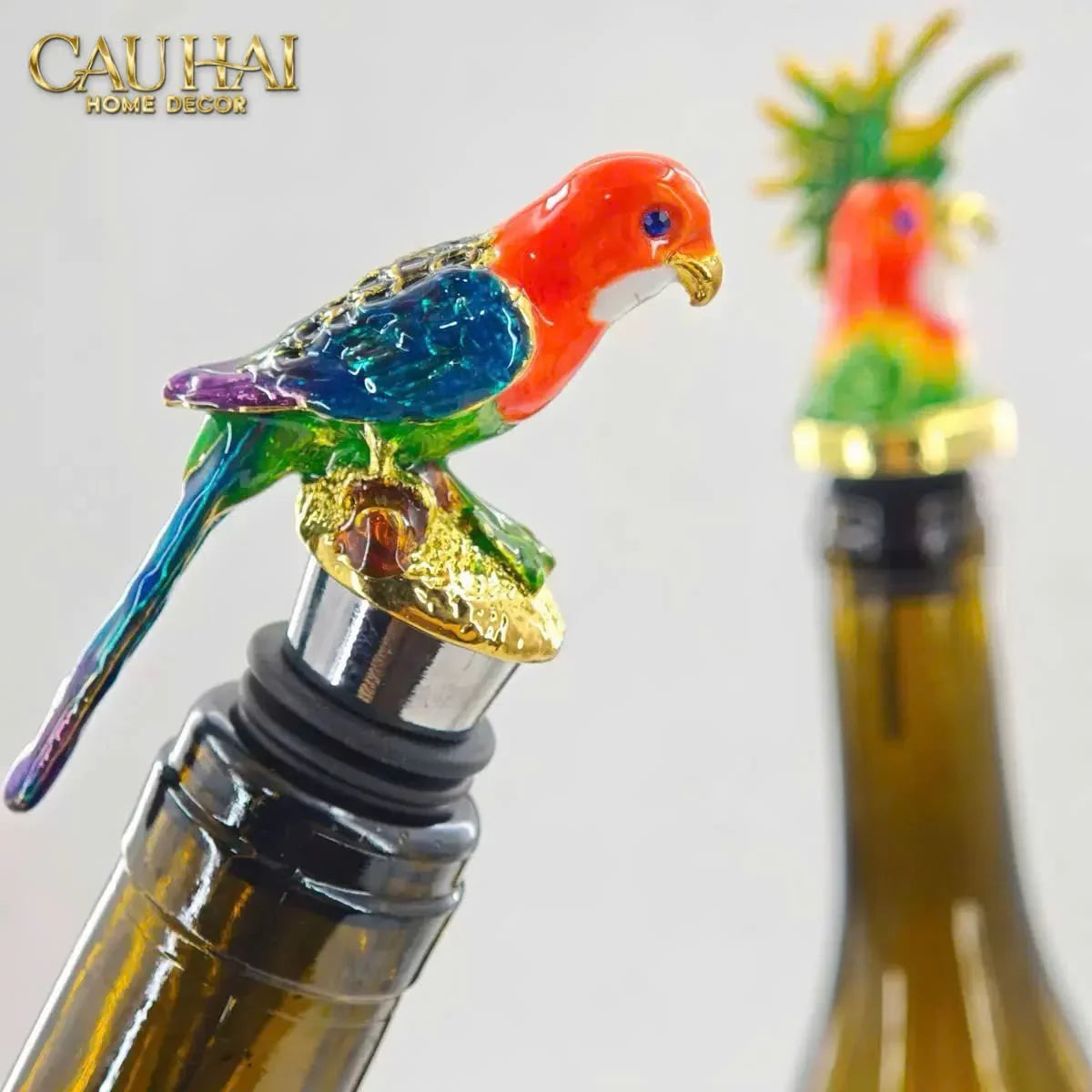 Nút Đậy - Parrot Wine Stopper Privilege Collection-PHỤ KIỆN BAR-CẬU HAI HOME DECOR