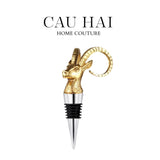 Nút Đậy Vang - Golden Antelope Wine Stopper Ss30-Nắp đồ uống thay thế-CẬU HAI HOME DECOR