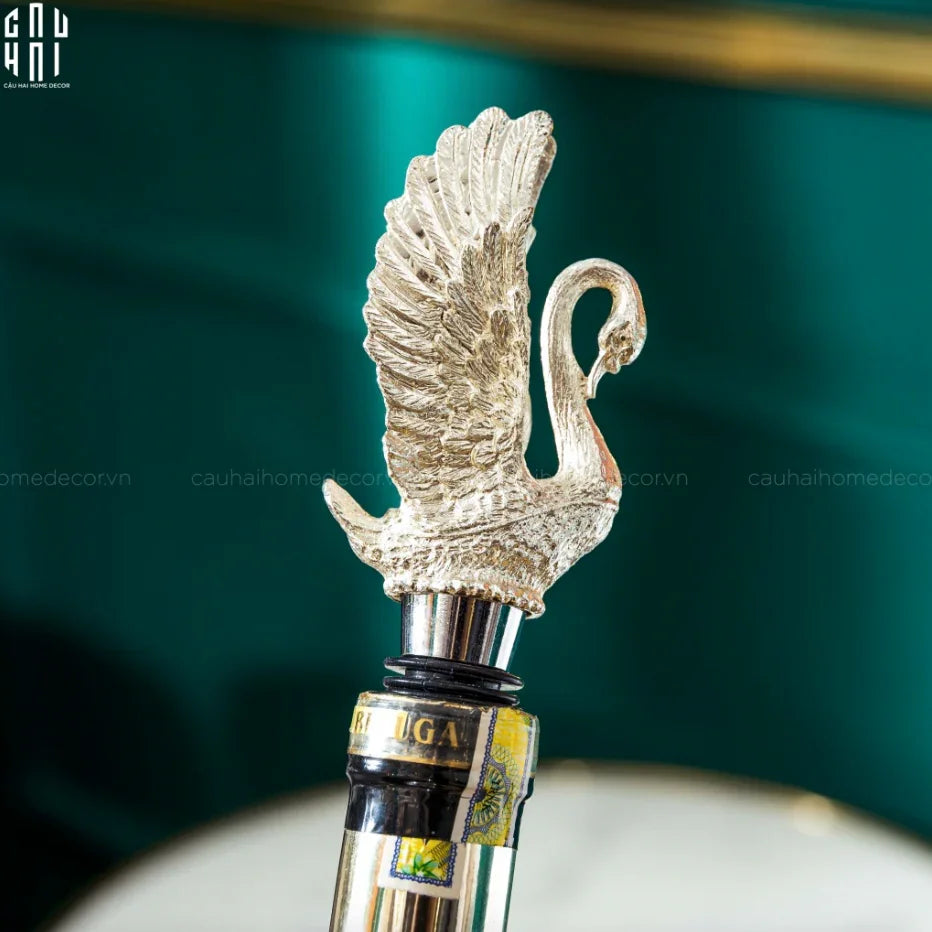 Nút Đậy Vang - Swan Wine Stopper Ss25-Nắp đồ uống thay thế-CẬU HAI HOME DECOR