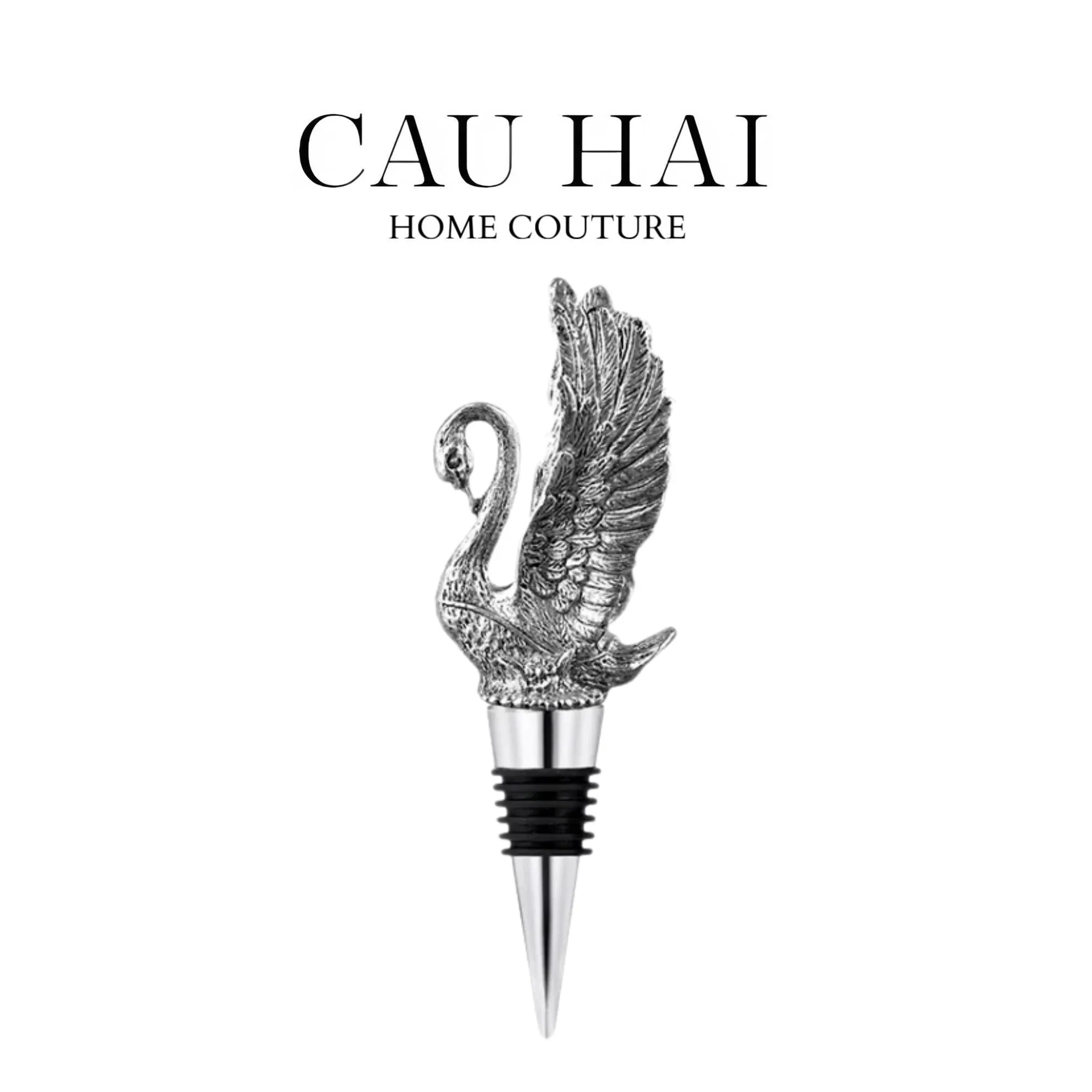 Nút Đậy Vang - Swan Wine Stopper Ss25-Nắp đồ uống thay thế-CẬU HAI HOME DECOR
