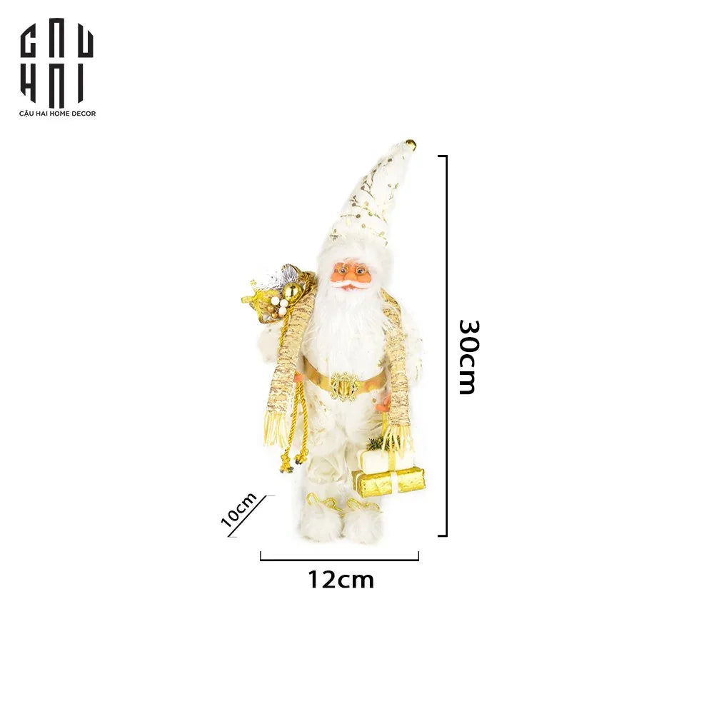 Ông Già Noel - White Santa Claus Size S-TRANG TRÍ GIÁNG SINH-CẬU HAI HOME DECOR