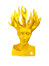 Tượng Composite Nữ Thần Flamme Solaire Yellow 31.5x31x46