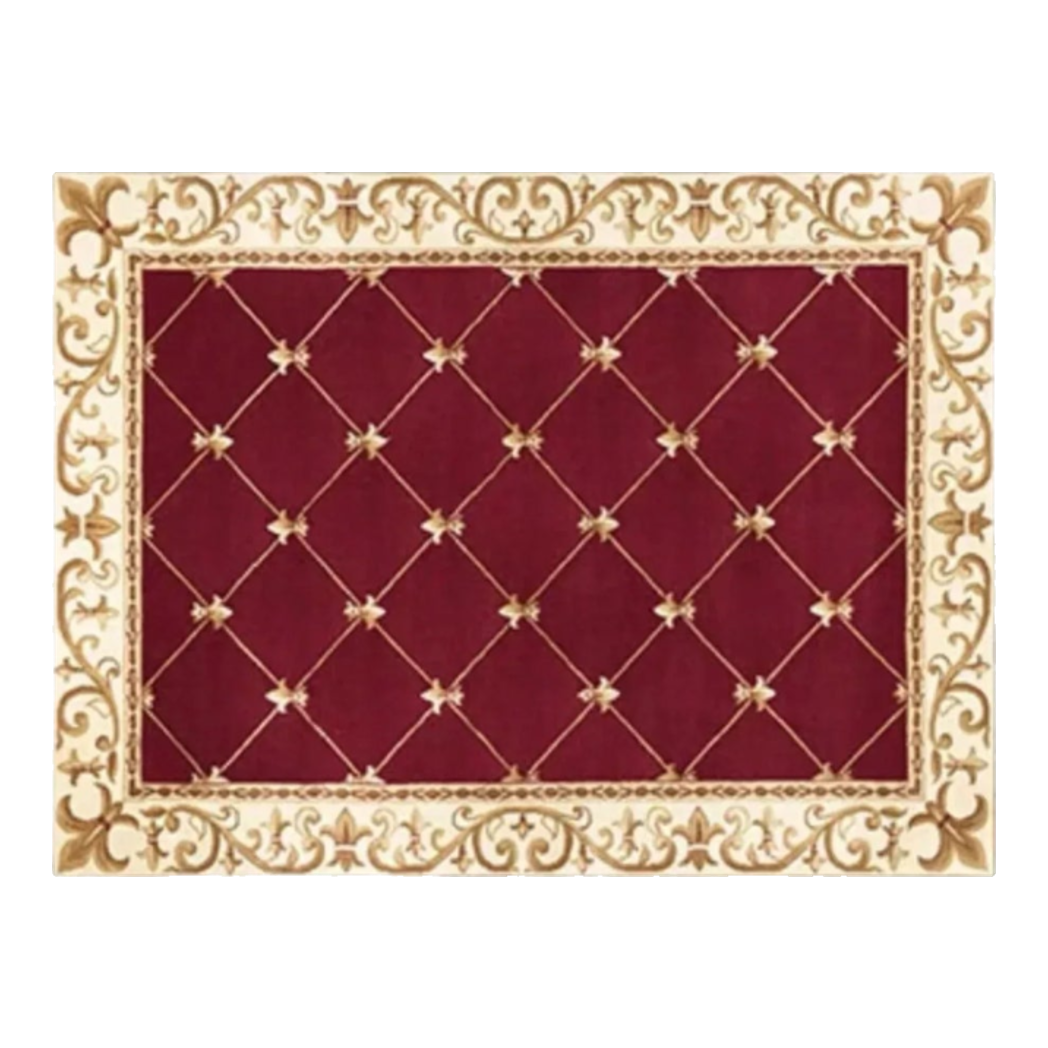 Thảm Cửa Nhung Bỉ 100X140 - Allure Crimson Rouge Ancient Roman Rugs-THẢM CỬA-CẬU HAI HOME DECOR-CẬU HAI HOME DECOR