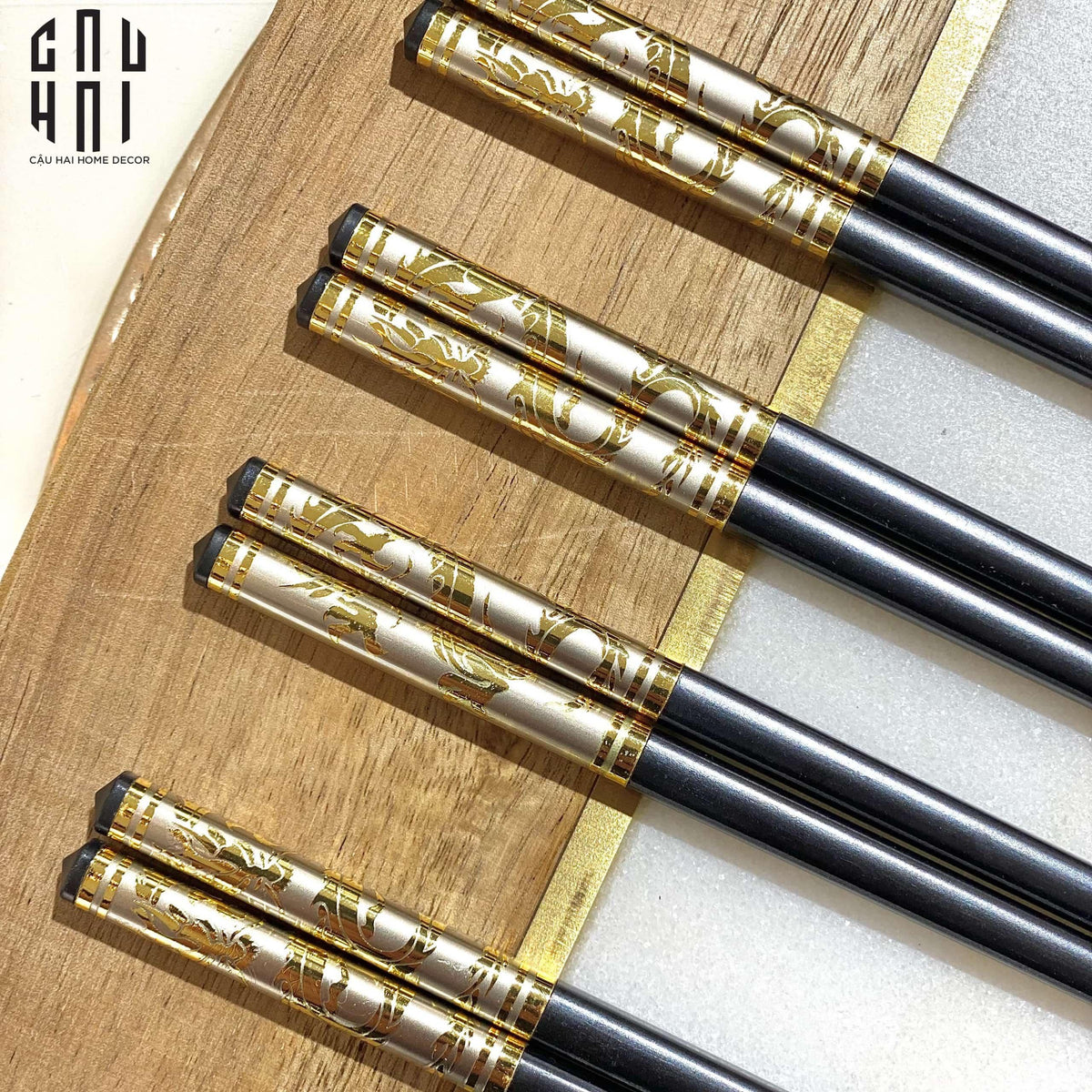 Set 10 Đôi Đũa Sợi Thuỷ Tinh Dynasty Banquet PET Chopsticks 27cm-Banquet-Đối tác tại Trung Quốc theo từng đơn đặt hàng-CẬU HAI HOME DECOR