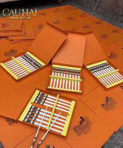 Set 10 Đôi Đũa Sứ Legacy Cheval Oriental Héritage Couture Ceramic Chopsticks Set-CẬU HAI HOME DECOR