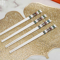 Set 10 Đôi Đũa Sứ Legacy Cheval Oriental Héritage Couture Ceramic Chopsticks Set-CẬU HAI HOME DECOR