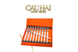 Set 10 Đôi Đũa Sứ Legacy Cheval Oriental Héritage Couture Ceramic Chopsticks Set-Dinner Cutlery Set Dao Muỗng Nĩa-Đối tác tại Trung Quốc theo từng đơn đặt hàng-CẬU HAI HOME DECOR