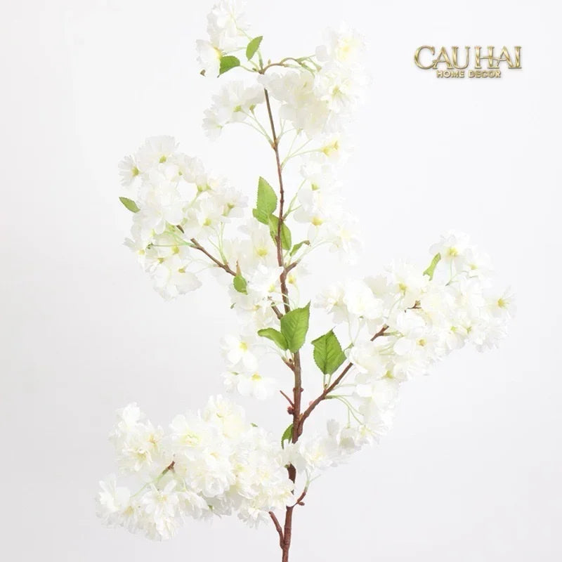 Set 2 Cành Hoa Anh Đào - Brush Pink Sakura-Hoa Lụa-CẬU HAI HOME DECOR