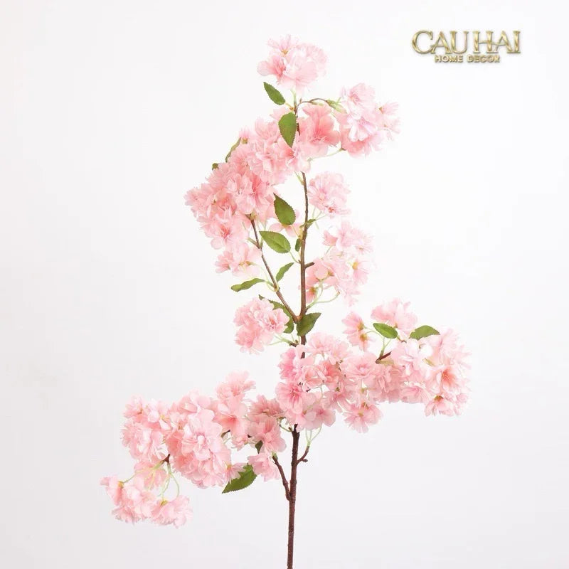 Set 2 Cành Hoa Anh Đào - Brush Pink Sakura-Hoa Lụa-CẬU HAI HOME DECOR