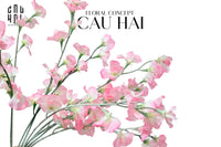 Set 2 Cành Hoa Đậu Pink – Hoa Lụa Cao Cấp Trang Trí Nhà-Hoa Lụa-CẬU HAI HOME DECOR