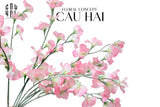 Set 2 Cành Hoa Đậu Pink – Hoa Lụa Cao Cấp Trang Trí Nhà-Hoa Lụa-Đối tác tại Trung Quốc theo từng đơn đặt hàng-CẬU HAI HOME DECOR