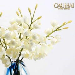 Set 2 Cành Hoa Lan Yucca-Hoa Lụa-CẬU HAI HOME DECOR